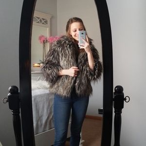 MOSSIMO Faux Fur coat